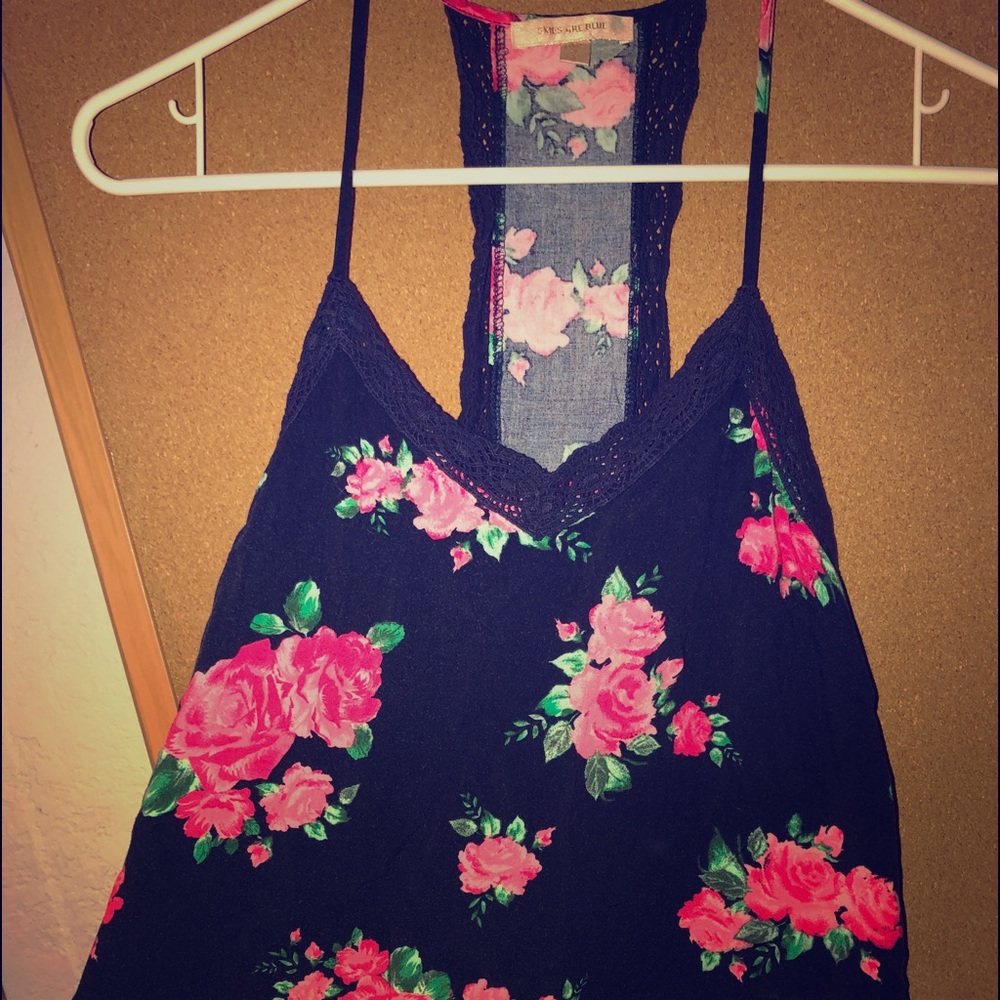 Flower tank top